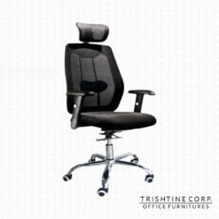 TEX-008 | High Back Mesh Executive Chair w/ Adjustable Armrest and Lumbar Support