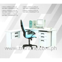 TXT-004 | Steel L-shape Executive Table