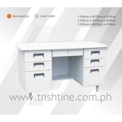 TOFF-033 | Steel Office Table with Drawers