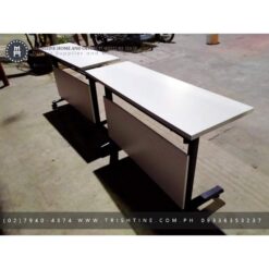 Foldable training table with caster wheels - Trishtine