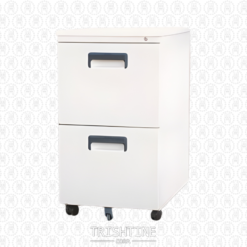 TMP-004 | 2-Drawer Steel Mobile Pedestal