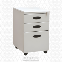 TMP-005 | Oval Flush Handle 3-Drawer Mobile Pedestal