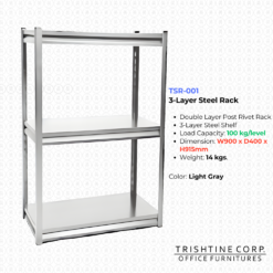 TSR-001 | 3 Layer Steel Shelf