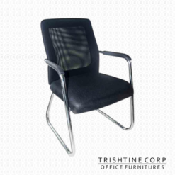 TVIS-018 | Mesh Visitor Chair with Armrest