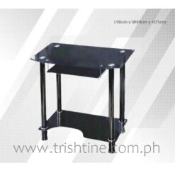 TCOM-008 Glass Computer Table