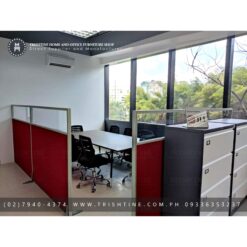 Fabric With Glass Divider