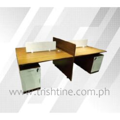 TOFF-042 | 4 seater Built-in Office Workstation