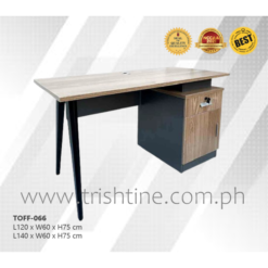 TOFF-066 | Office Table with Side Drawer and Cabinet