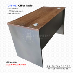 TOFF-063 | Two-Toned Basic Office Table