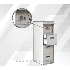 TVC-VAULT-003 | DIGITAL 4-drawer Vertical Vault Cabinet