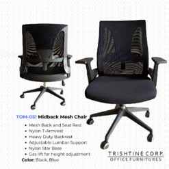 TOM-051 | Midback Mesh Chair