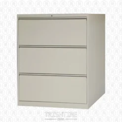 TLC-002D | 3 Drawer Lateral Cabinet Recessed Handle