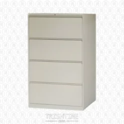 TLC-003E | 4 Drawer Lateral Cabinet Recessed Handle