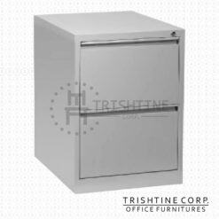 TVC-001D | 2 Drawers Vertical Cabinet Recessed Handle