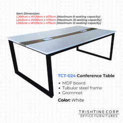 TCT-024 | Conference Table with Grommet