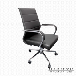 TEX-162 | Leatherette Executive Chair w/ Padded Armrest