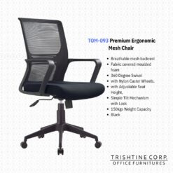 TOM-093 | Premium Ergonomic Mesh Chair