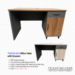 TSDESK-021 Office Table with Drawers