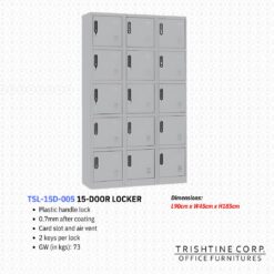 TSL-15D-005 | 15 Door Locker