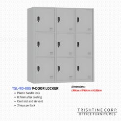 TSL-9D-005 | 9-DOOR LOCKER