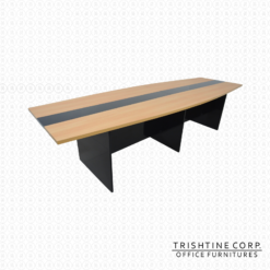 8-Seater Conference Table w/ Glossy Accent
