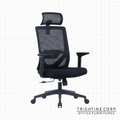 TEX-229 | Mesh Executive Chair w/ Black Plastic + Glass Fiber Frame