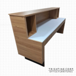 Simple Wood-like Reception Counter