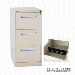 TVC-029 | Steel Vertical Filing Cabinet - 3 Drawers