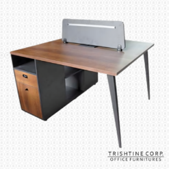 TOFF-145 | 2-Seater Workstation with Cabinet Storage
