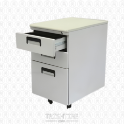 TMP-002 | Hard Plastic Top, Steel Body Mobile Pedestal