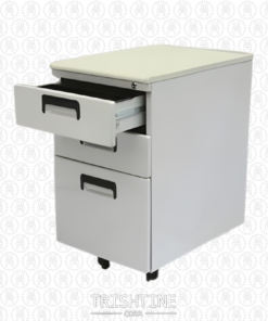 TMP-002 | Hard Plastic Top, Steel Body Mobile Pedestal