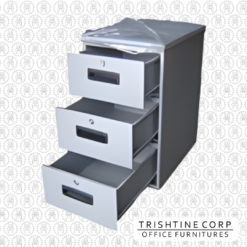 TMP-019 | Individual Lock 3-drawer Pedestal