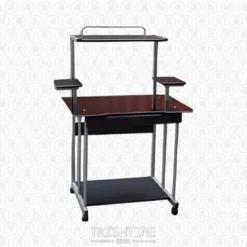 TCOM-024 | Computer Table with Glass Tabletop