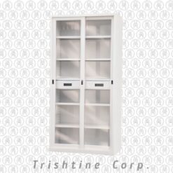 TSCAB-005 | 6-layer Glass Cabinet with 2 Pull-out Drawer