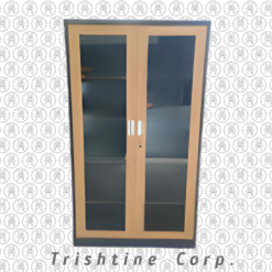 TSCAB-011E | All Metal Wood Finish Storage Cabinet