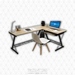TSDESK-024 | L-Shaped Study Table with Keyboard Tray