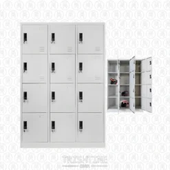 TSL-12D-HELMET | 12-Doors Helmet Sized Steel Locker