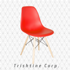TPR-PLAS-015 | Dinning chair with wooden legs