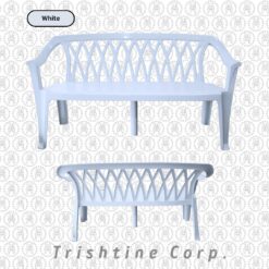 TPLAS-056 | Lattice Back Plastic Bench