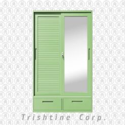 HO-WC-071 | 2 Door wardrobe with bottom drawer