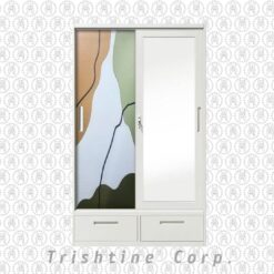 HO-WC-073 | 2 Door wardrobe with bottom drawer