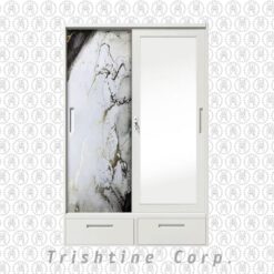 HO-WC-075 | 2 Door wardrobe with bottom drawer