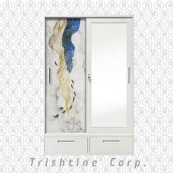 HO-WC-076 | 2 Door wardrobe with bottom drawer