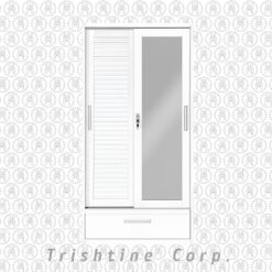 HO-WC-077 | 2 Door wardrobe with single bottom drawer