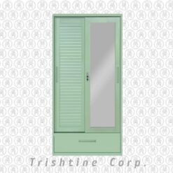 HO-WC-078 | 2 Door wardrobe with single bottom drawer