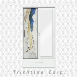 HO-WC-082 | 2 Door wardrobe with single bottom drawer