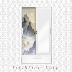 HO-WC-083 | 2 Door wardrobe with single bottom drawer