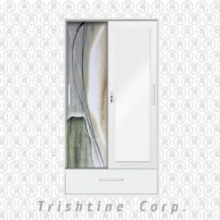 HO-WC-084 | 2 Door wardrobe with single bottom drawer