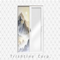 HO-WC-089 | 2 Door sliding steel wardrobe