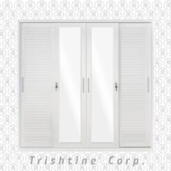 HO-WC-096 | 4 Door steel wardrobe